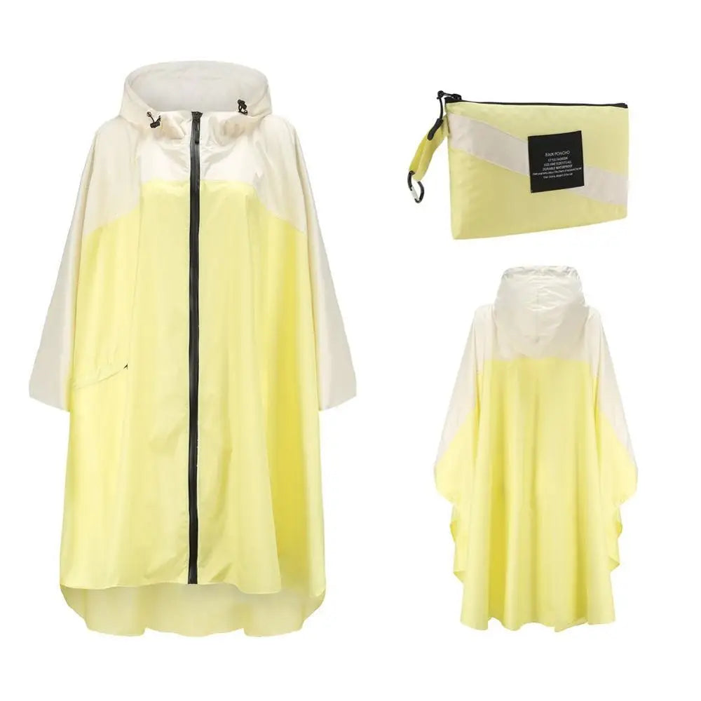 Big Size XXL Women Breathable Raincoat Lightweight Rain Coat Poncho Ladies Waterproof Cloak Raincoats Adults Windproof Rainwear