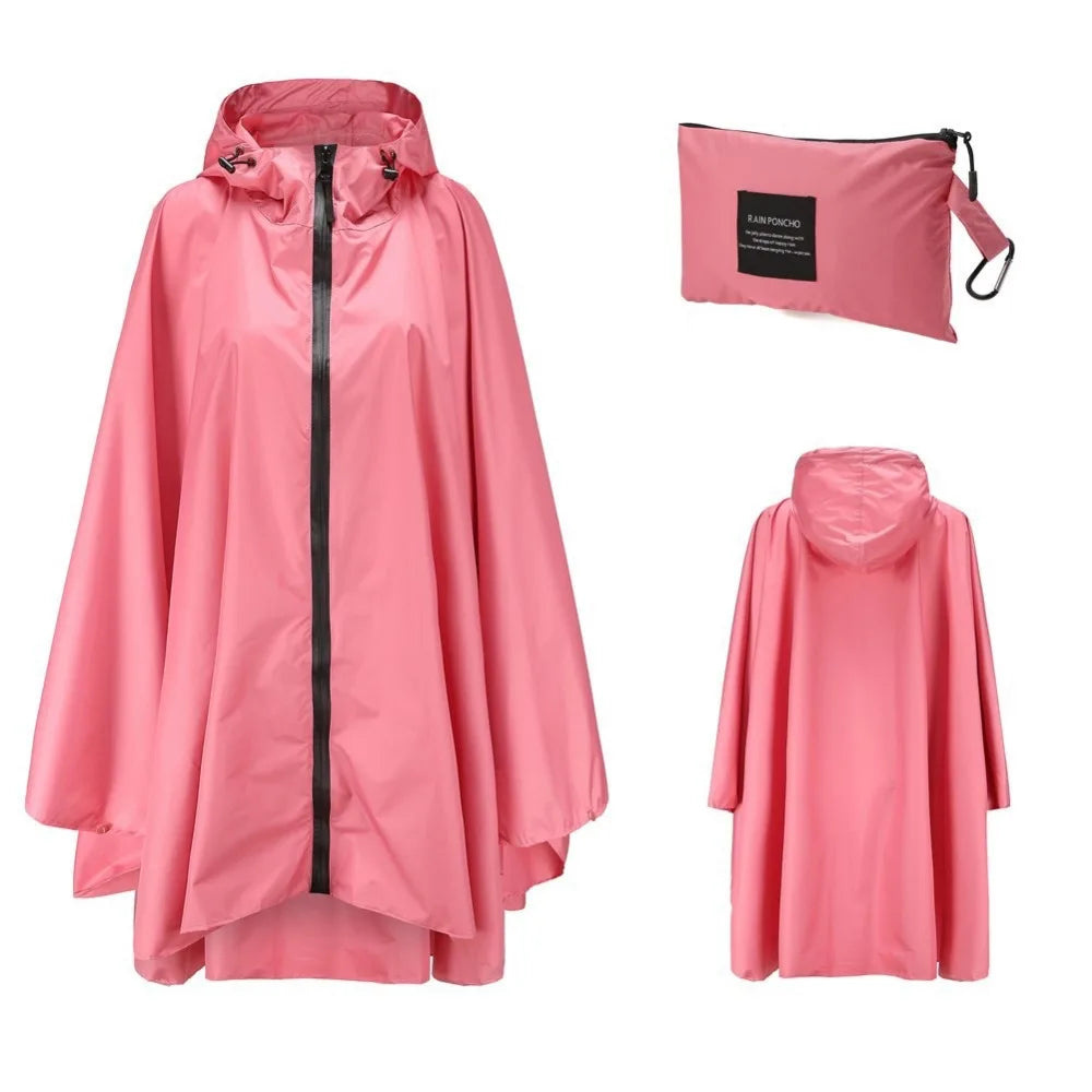 Big Size XXL Women Breathable Raincoat Lightweight Rain Coat Poncho Ladies Waterproof Cloak Raincoats Adults Windproof Rainwear