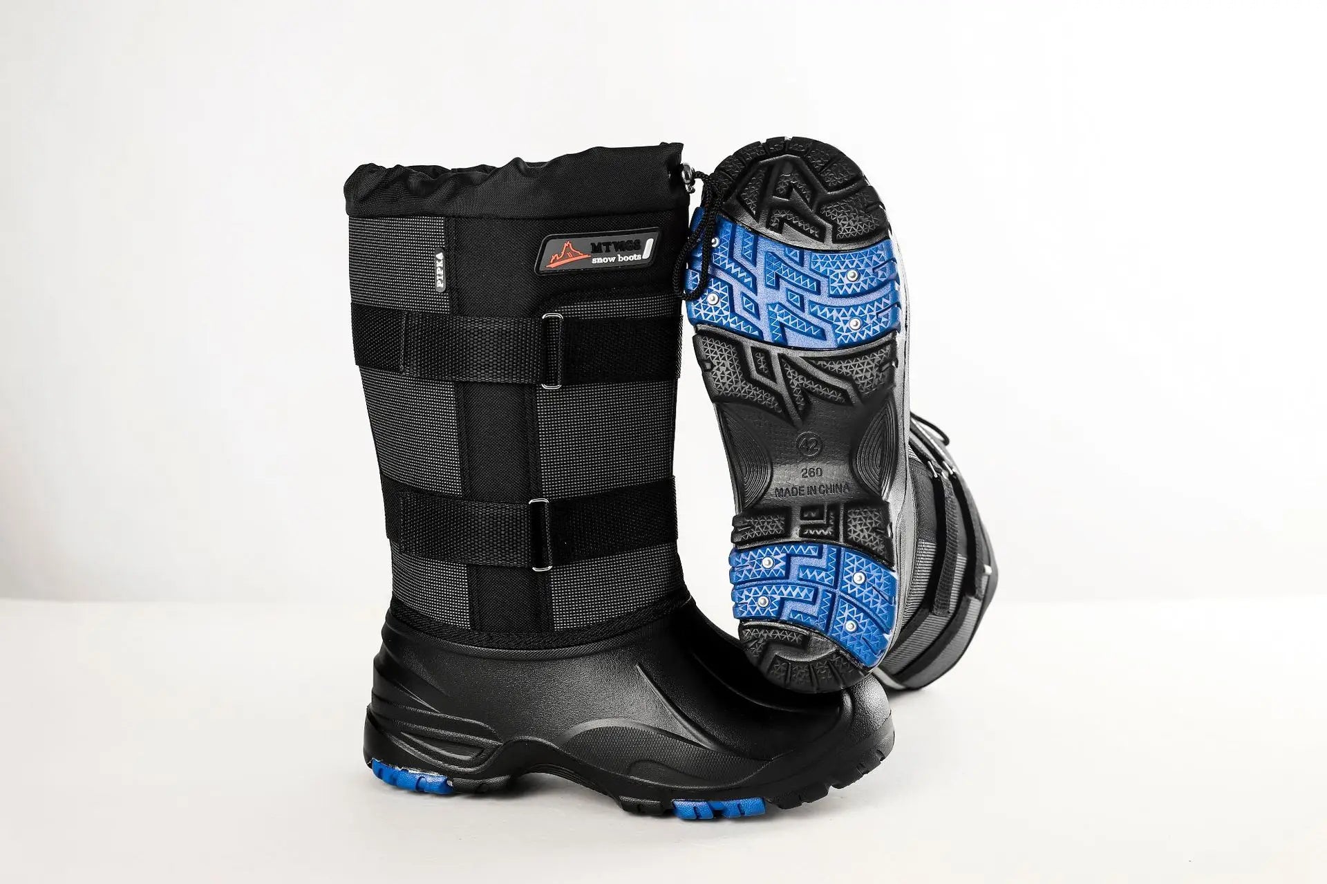 Winter Boots 2023 New Camouflage Snow Boots Men Shoes Rain Waterproof With Fur Plush Warm Male Casual Mid-Calf Work Fishing Boot