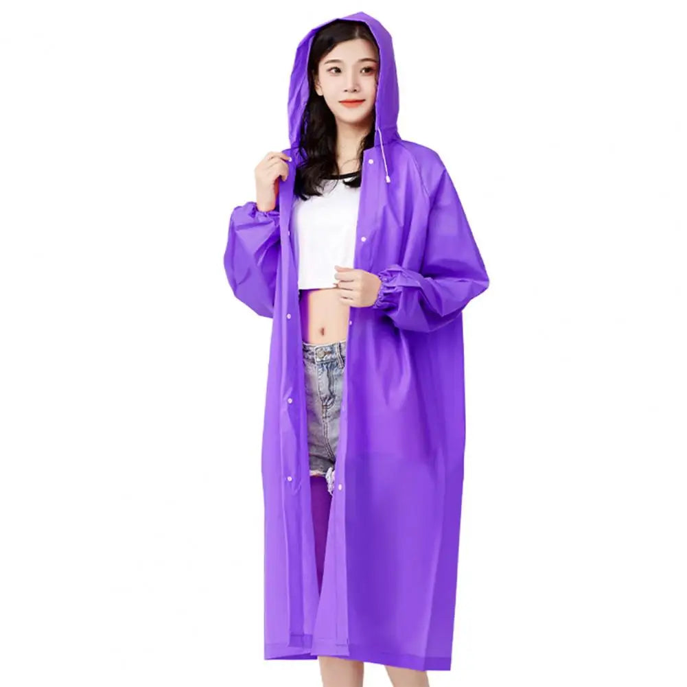 Raincoat Women Waterproof Raincoat Thickened Unisex Universal Tourism Outdoor Hiking Rain Poncho Raincoat Travel Supplies