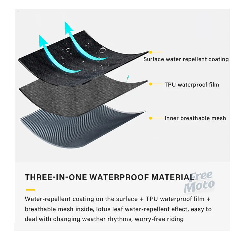 SULAITE Motorcycle Raincoat Suit Men Outdoor Waterproof Rainwear Shoes Cover Ultrathin Rain Coat Cycling Fishing Climbing Jacket