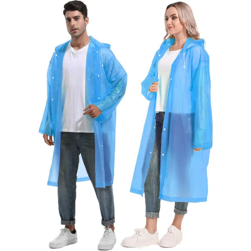 Waterproof Raincoat Outdoor Hiking Portable Adult Poncho Raincoat Emergency Anti-rain coat 2024 New fashion coloful choice