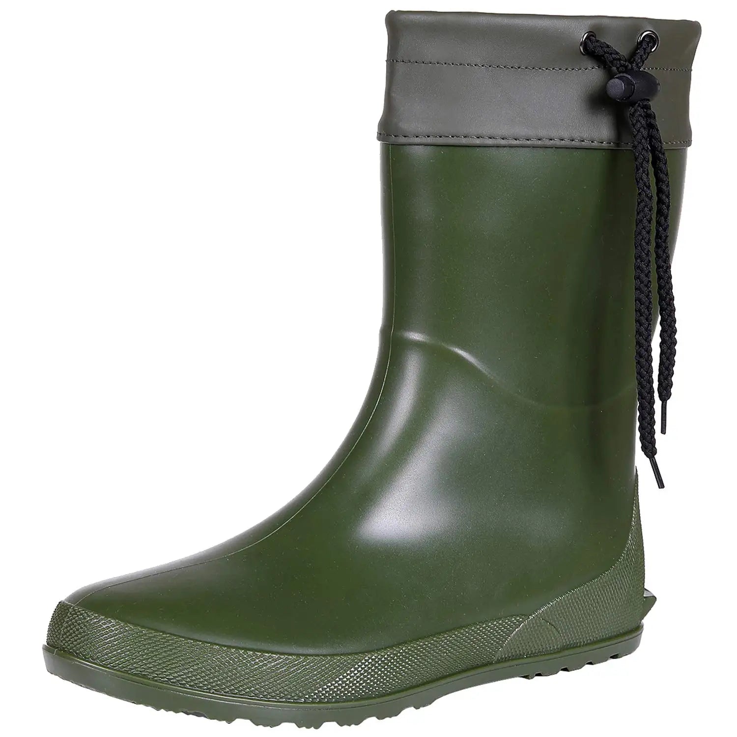 Crestar Mid Calf Rain Boots For Women Fashion Collar Gardening Boots Outdoor Ultra Lightweight Portable Waterproof Garden Shoes