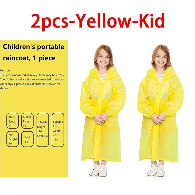 Raincoat Waterproof Raincoat Waterproof Poncho Infant Rain Coat for Boy Girl's Yellow Raincoat XYJ02