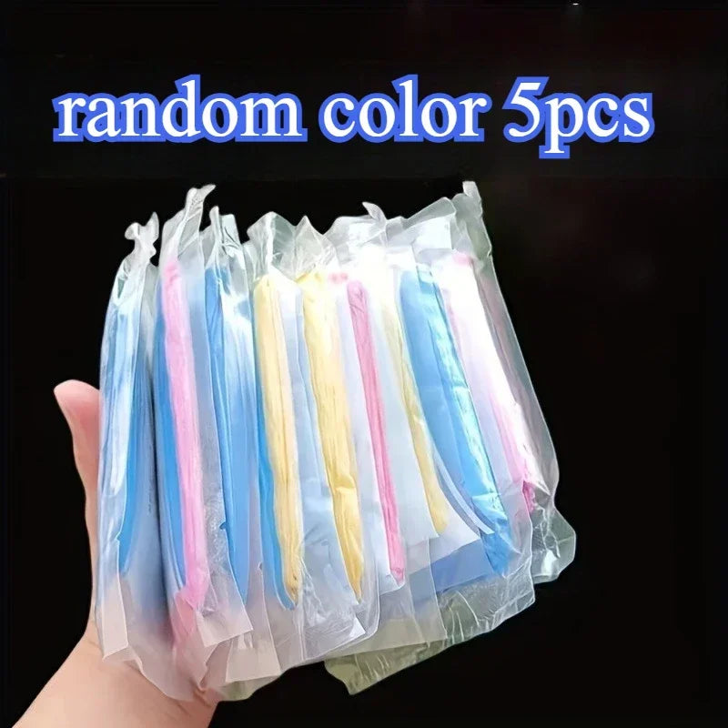 5/10PCS Compact Disposable Rain Poncho Lightweight Emergency Rainwear for Outdoor Camping Hiking Travel Rain Protection Gear