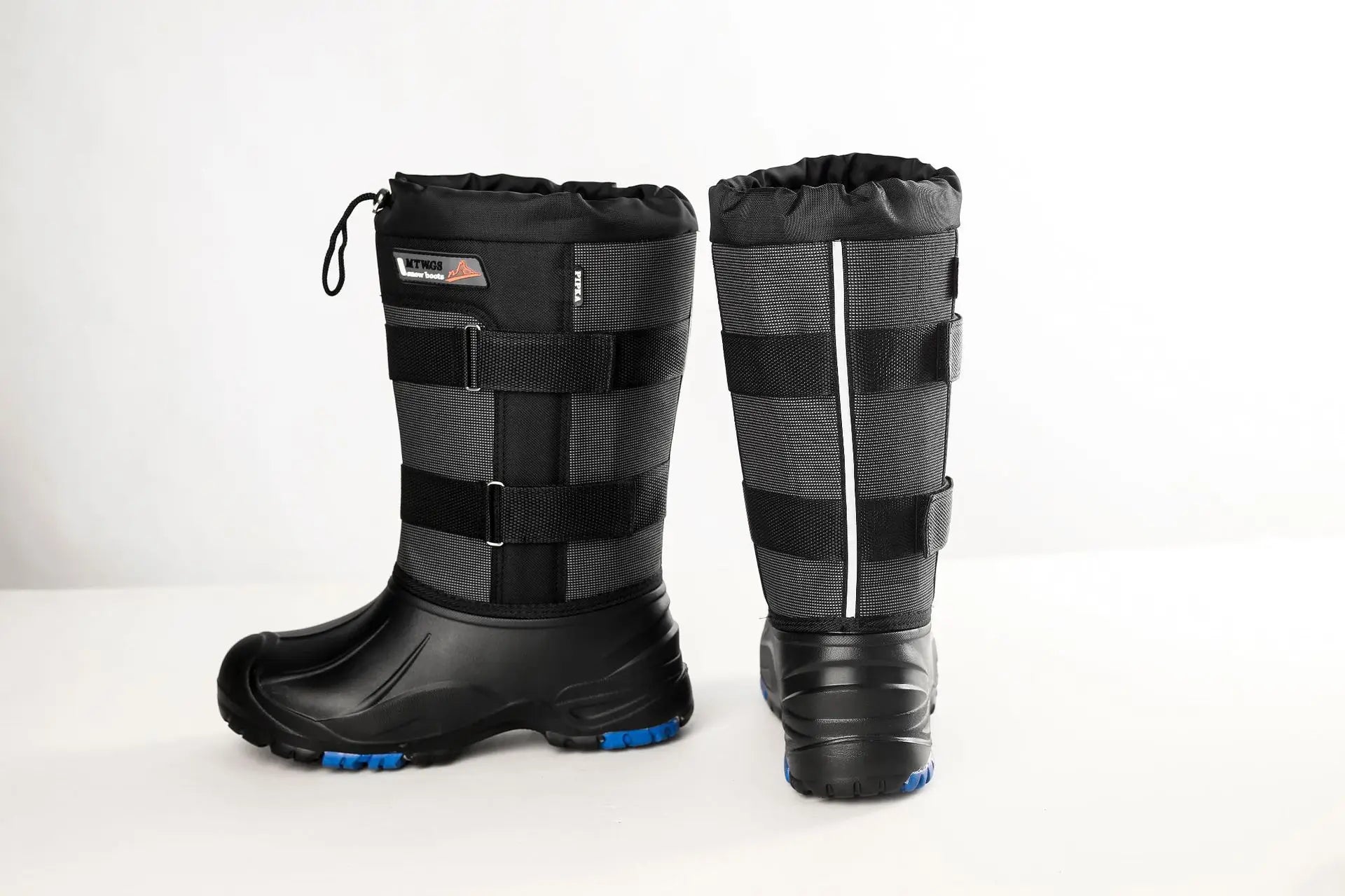 Winter Boots 2023 New Camouflage Snow Boots Men Shoes Rain Waterproof With Fur Plush Warm Male Casual Mid-Calf Work Fishing Boot