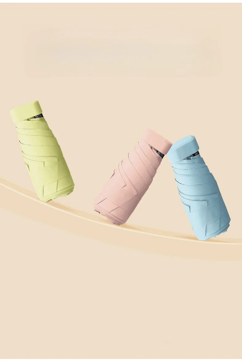 Mini Sun Umbrella, Protective and UV Resistant, Rain Or Shine
