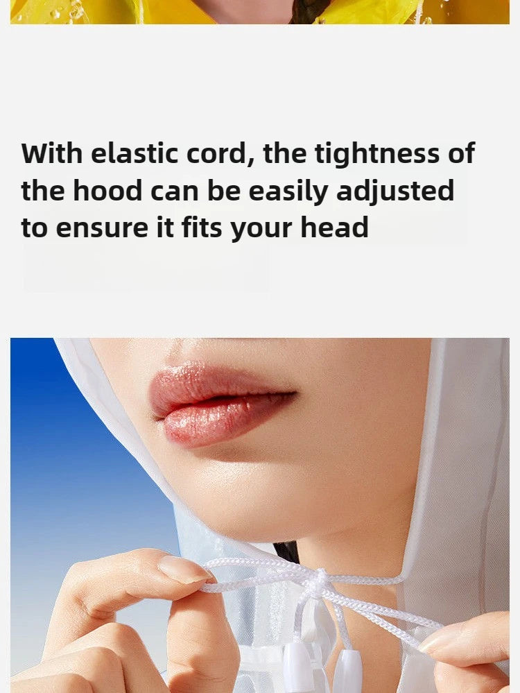 rain coat poncho EVA Rain Suit - Windproof & Waterproof Full-Coverage Raincoat - Thick Unisex Outdoor Gear for Travel/Camping