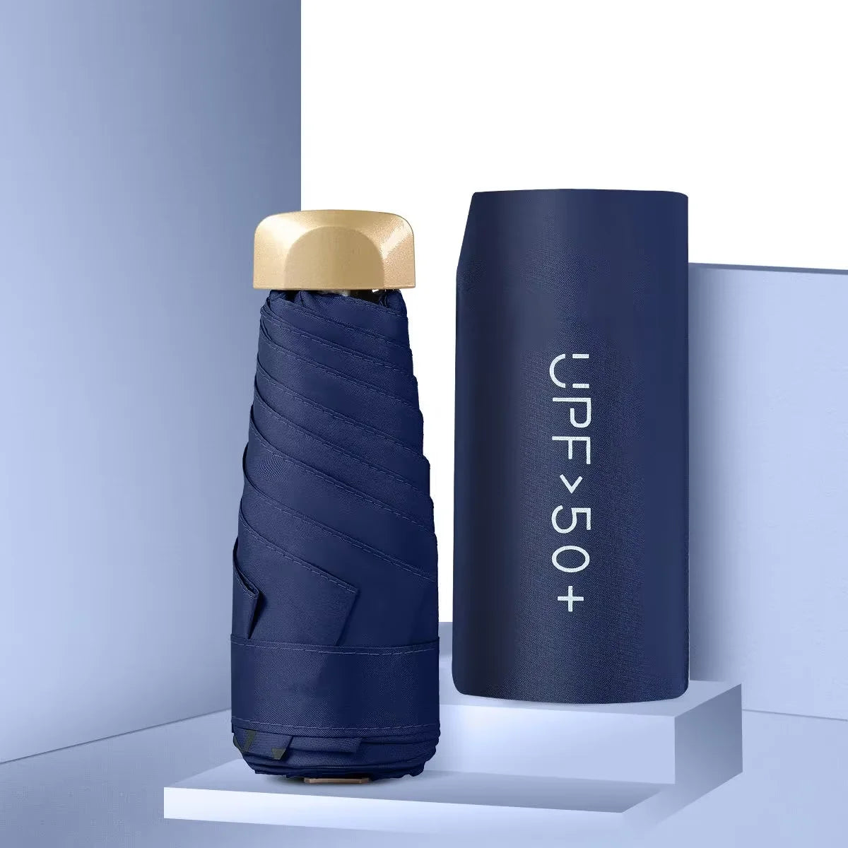 Small Pocket Rainproof Travel Umbrella Anti-UV Vinyl Folding Umbrella Parasol Mini Capsule Pocket Parasol Sun Umbrella