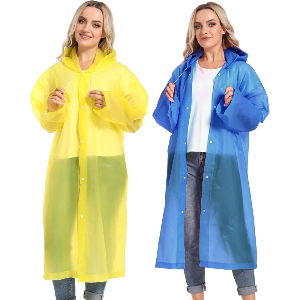 Waterproof Raincoat Outdoor Hiking Portable Adult Poncho Raincoat Emergency Anti-rain coat 2024 New fashion coloful choice