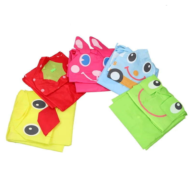 Kids Raincoat Cartoon Animal Style Outdoor Waterproof Kids Raincoat Boys Girls Rainwear Baby Raincoat Children Rain Coat