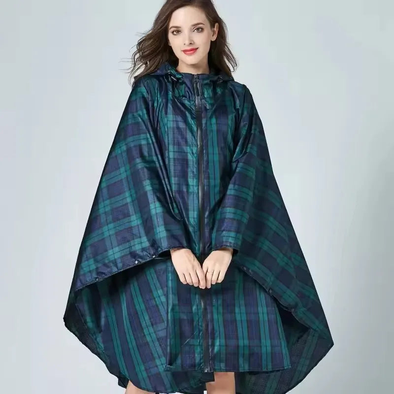 Big Size XXL Women Breathable Raincoat Lightweight Rain Coat Poncho Ladies Waterproof Cloak Raincoats Adults Windproof Rainwear