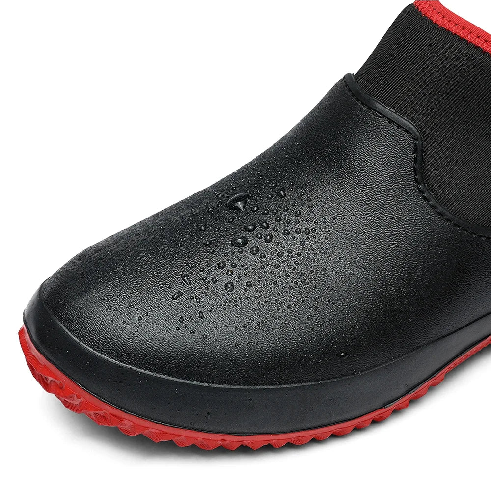 EVA Anti-slip Outsole Rain Shoes Short Tube Water /Kitchen Rubber Shoes Overshoes Car Washing Fishing Couple Shoes