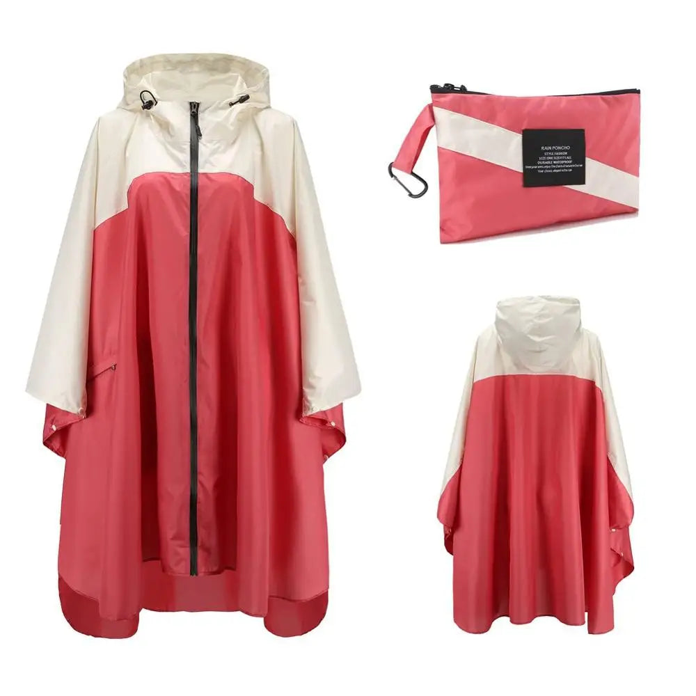 Big Size XXL Women Breathable Raincoat Lightweight Rain Coat Poncho Ladies Waterproof Cloak Raincoats Adults Windproof Rainwear