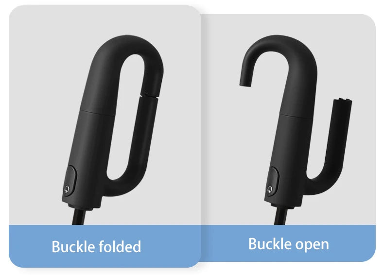 Fully automatic buckle sun umbrella for sunny and rainy days foldable and convenient rainproof sun-proof and UV-proof parasol