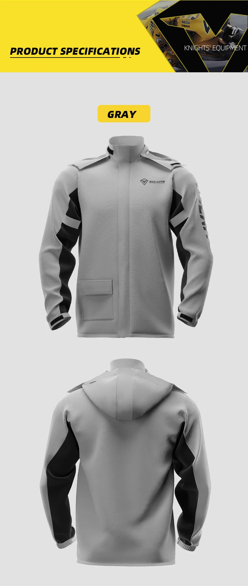 SULAITE Motorcycle Raincoat Suit Men Outdoor Waterproof Rainwear Shoes Cover Ultrathin Rain Coat Cycling Fishing Climbing Jacket