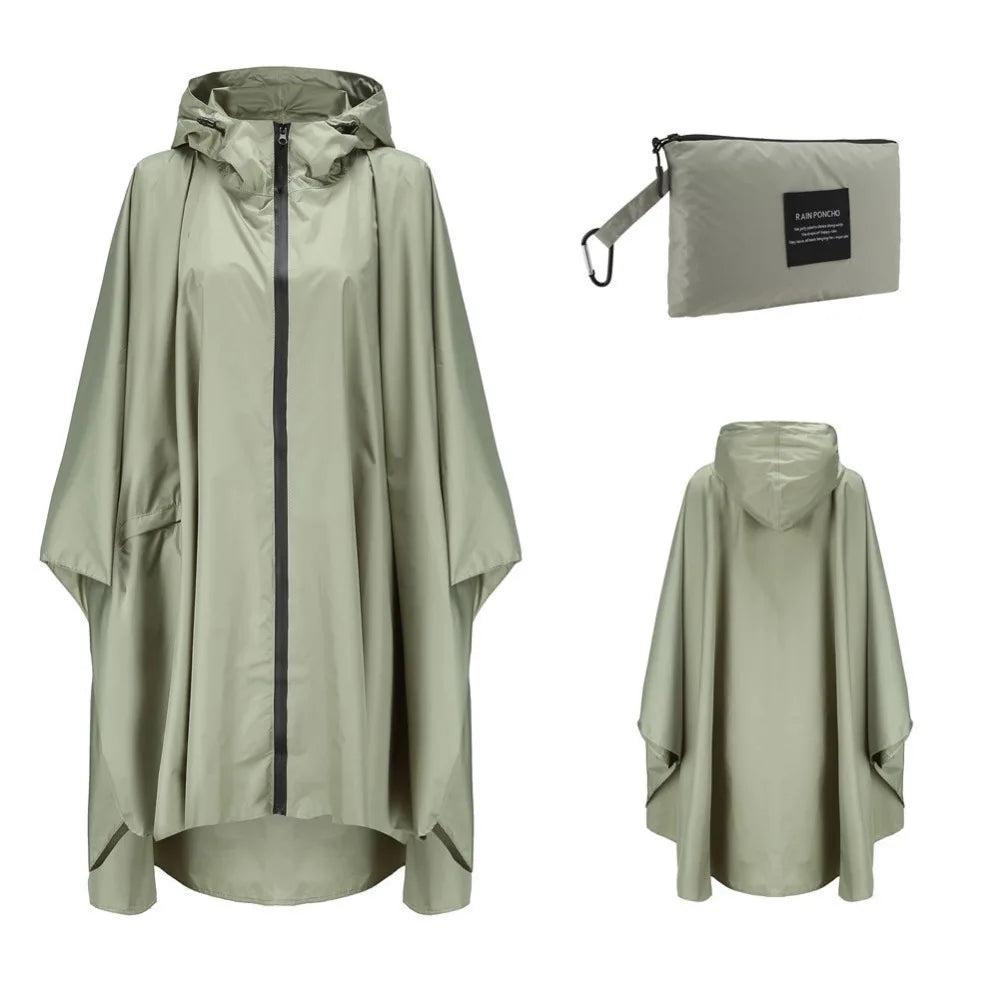Big Size XXL Women Breathable Raincoat Lightweight Rain Coat Poncho Ladies Waterproof Cloak Raincoats Adults Windproof Rainwear