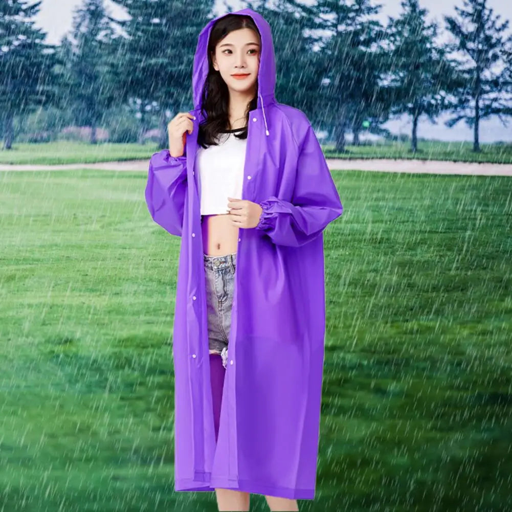 Raincoat Women Waterproof Raincoat Thickened Unisex Universal Tourism Outdoor Hiking Rain Poncho Raincoat Travel Supplies