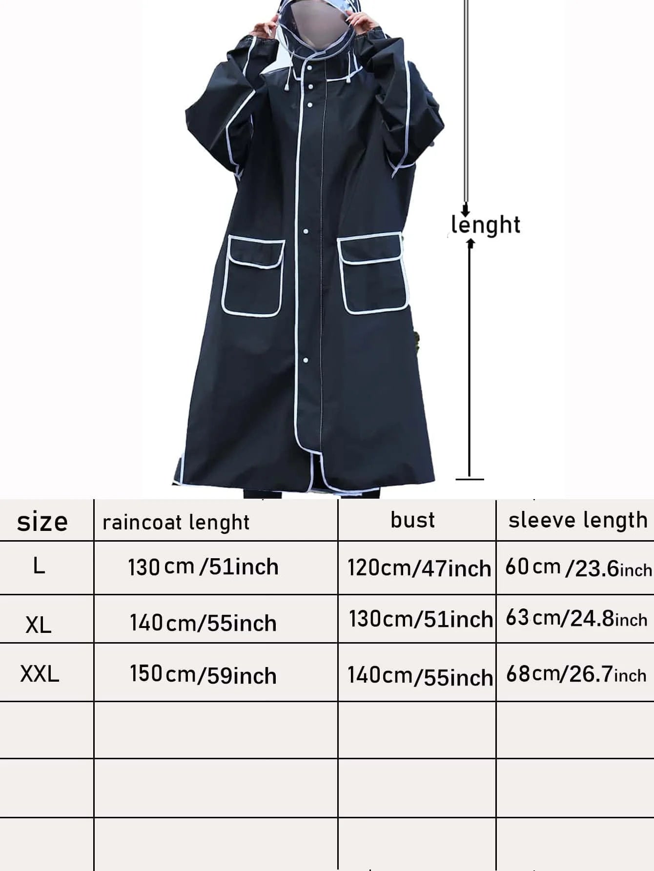 Long raincoat full body rainstorm proof electric bicycle single female male fashion student battery bike adult poncho