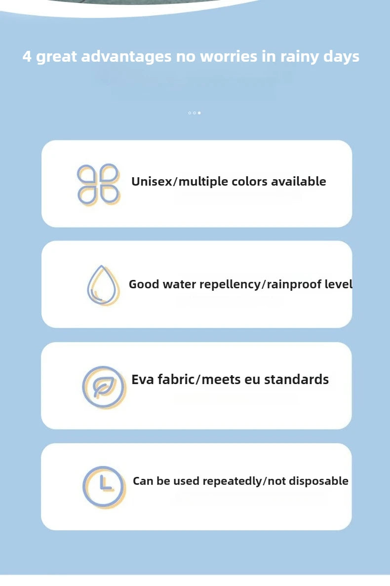 rain coat poncho EVA Rain Suit - Windproof & Waterproof Full-Coverage Raincoat - Thick Unisex Outdoor Gear for Travel/Camping