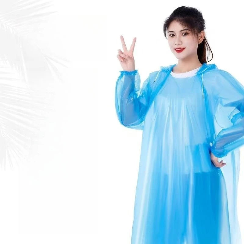Disposable Raincoat Long Full Body Rainstorm Proof Raincoat and Rainpants for Adults