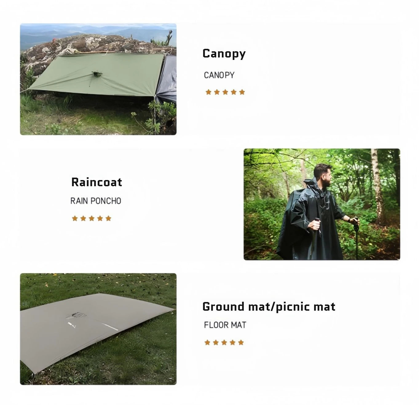 Rain Coat Waterproof Travel Raincoat Waterproof Rain Poncho Hooded Lightweight For Outdoor Hiking Fishing Climbing Men And Women