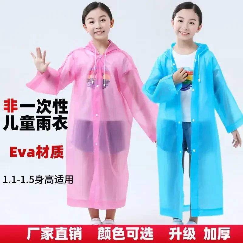 2PC/1PC Adult Raincoat Men Women Portable Waterproof Jacket Home Accessories Wind and Water Resistant Umbrella Rain