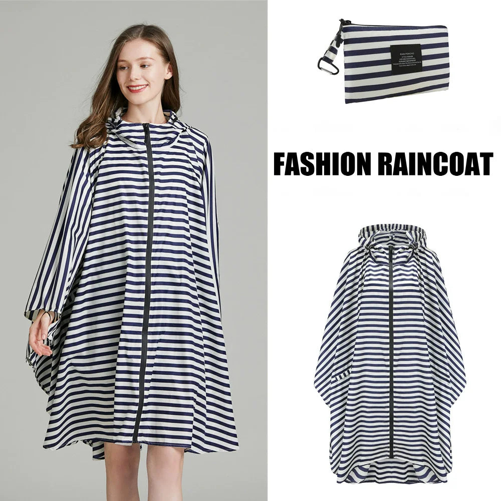 Big Size XXL Women Breathable Raincoat Lightweight Rain Coat Poncho Ladies Waterproof Cloak Raincoats Adults Windproof Rainwear