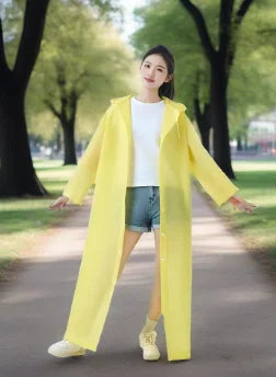 Adult long raincoatDisposable raincoat, portable raincoat, durable waterproof travel hooded raincoat, fishing and camping