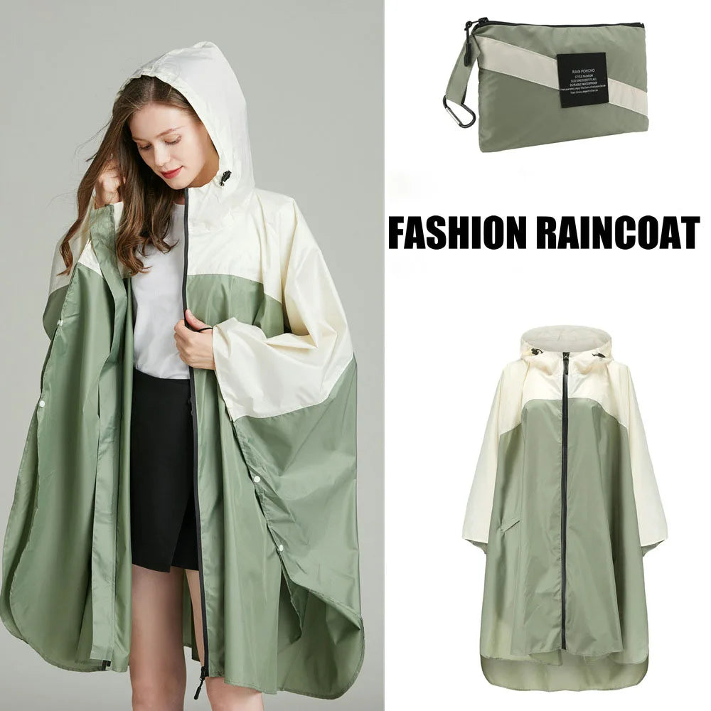 Big Size XXL Women Breathable Raincoat Lightweight Rain Coat Poncho Ladies Waterproof Cloak Raincoats Adults Windproof Rainwear