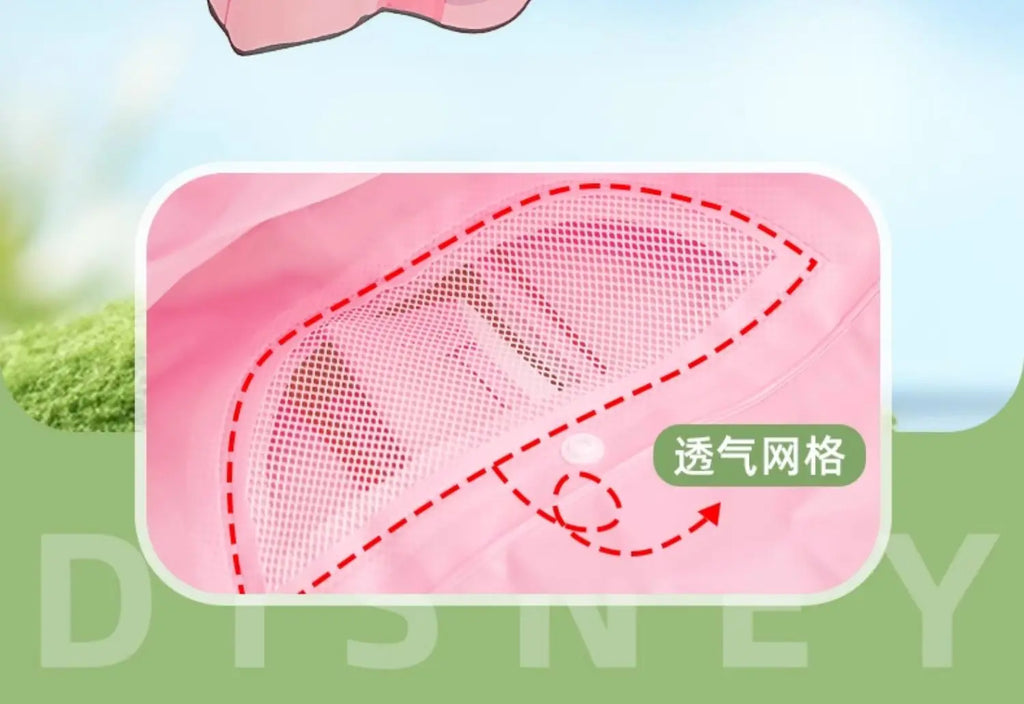 Disney Kids Raincoat Wateproof Children Elsa Spider-Man Rain Poncho Rain Coat Jacket with Backpack Position Student RainWear