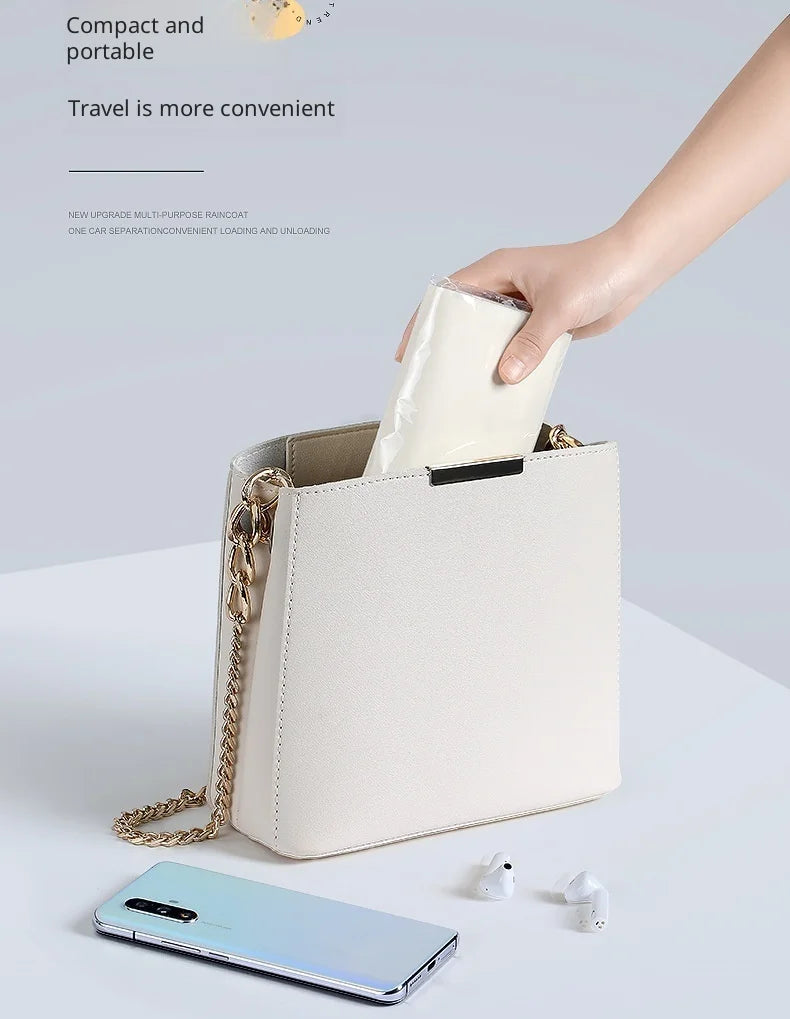 【Reusable EVA Raincoat】Transparent One-Piece Poncho for Adults Portable Outdoor Rainwear Eco-Friendly Waterproof EVA Material