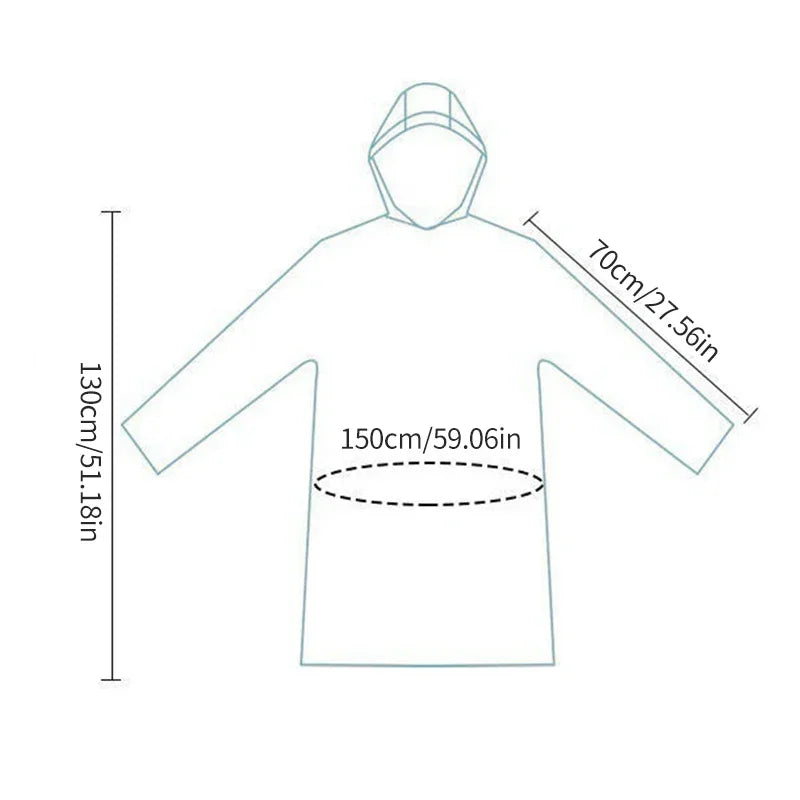 1-20pcs Poncho Disposable Raincoat Rain Coat Waterproof Rainwear Poncho Portable Disposable Card Raincoat Poncho Supplies