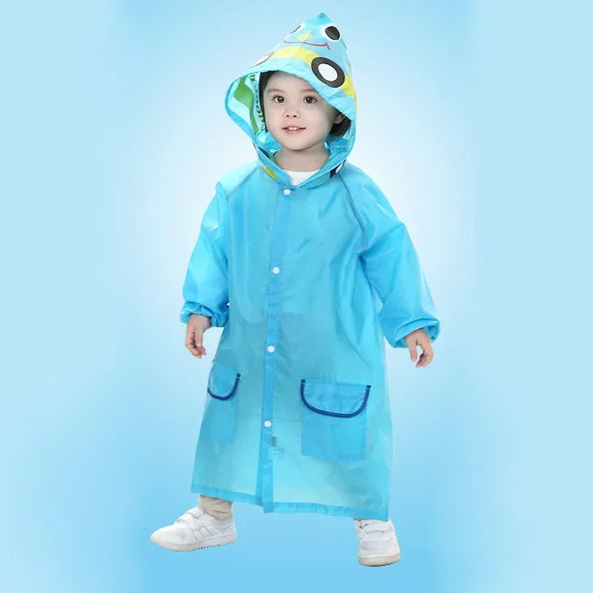 Kids Raincoat Cartoon Animal Style Outdoor Waterproof Kids Raincoat Boys Girls Rainwear Baby Raincoat Children Rain Coat