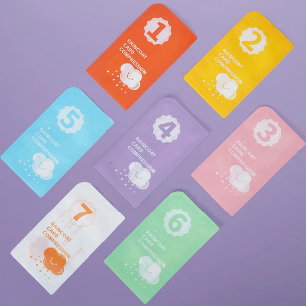 Disposable Raincoat Outdoor Full-Length Adult Pullover, Compact Portable Multi-Color Mini for Camping Hiking Emergency