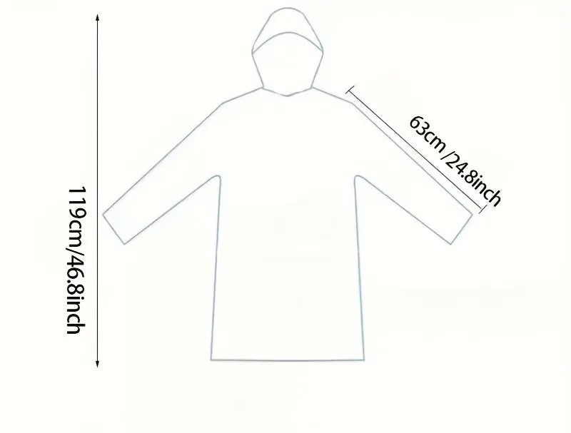 5/10PCS Compact Disposable Rain Poncho Lightweight Emergency Rainwear for Outdoor Camping Hiking Travel Rain Protection Gear