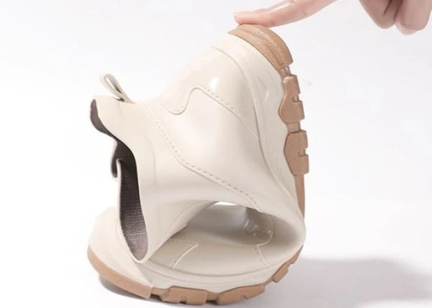 Big Size Waterproof Rain Boots for Men High Quality Ankle Wellies Designer Without Lacing New Wide Toes Original Adult Man Shoes