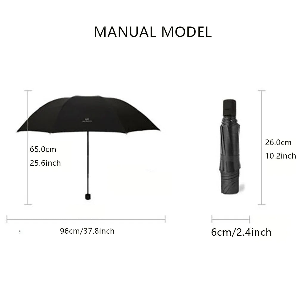 Umbrellas Sun umbrellas Cartoon rain and sunny manually folded student portable umbrellas Sunshade accessories Outdoor equipment