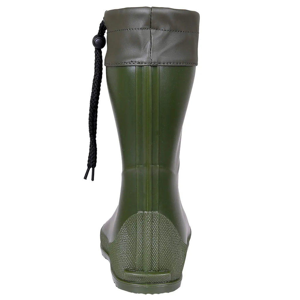 Crestar Women's Mid Calf Rain Boots Outdoor Ultra Lightweight Portable Waterproof Garden Shoes Fashion Non-slip Gardening Boots