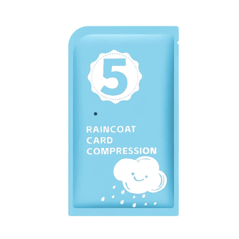 Disposable Raincoat Outdoor Full-Length Adult Pullover, Compact Portable Multi-Color Mini for Camping Hiking Emergency