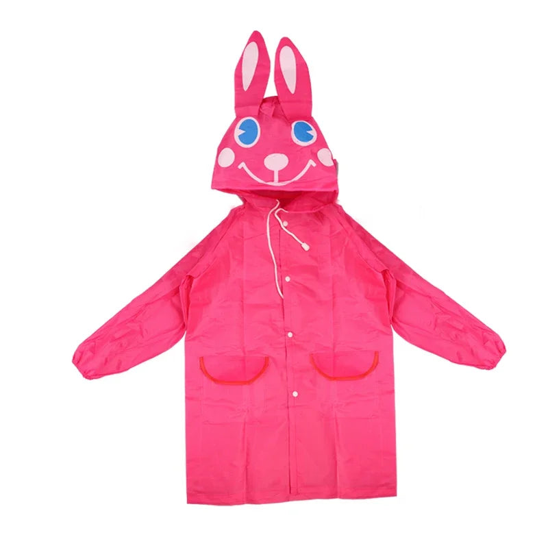 Kids Raincoat Cartoon Animal Style Outdoor Waterproof Kids Raincoat Boys Girls Rainwear Baby Raincoat Children Rain Coat