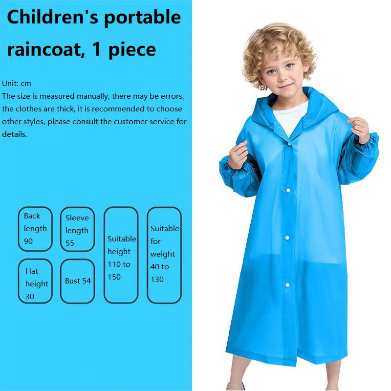 Raincoat Waterproof Raincoat Waterproof Poncho Infant Rain Coat for Boy Girl's Yellow Raincoat XYJ02