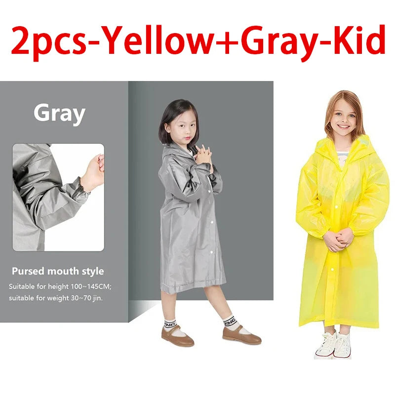 Raincoat Waterproof Raincoat Waterproof Poncho Infant Rain Coat for Boy Girl's Yellow Raincoat XYJ02