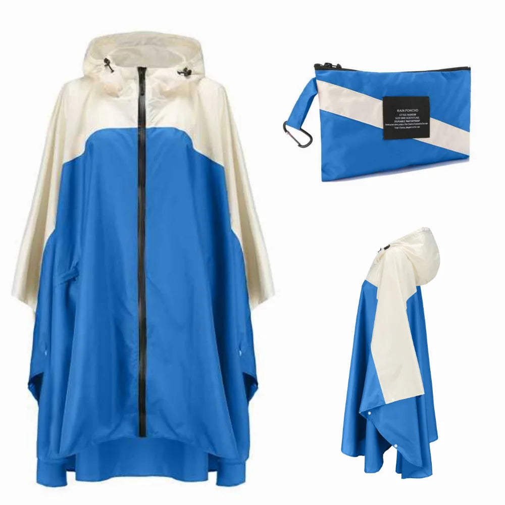 Big Size XXL Women Breathable Raincoat Lightweight Rain Coat Poncho Ladies Waterproof Cloak Raincoats Adults Windproof Rainwear