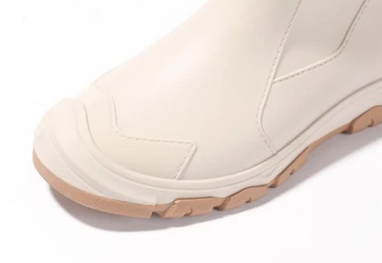 Big Size Waterproof Rain Boots for Men High Quality Ankle Wellies Designer Without Lacing New Wide Toes Original Adult Man Shoes