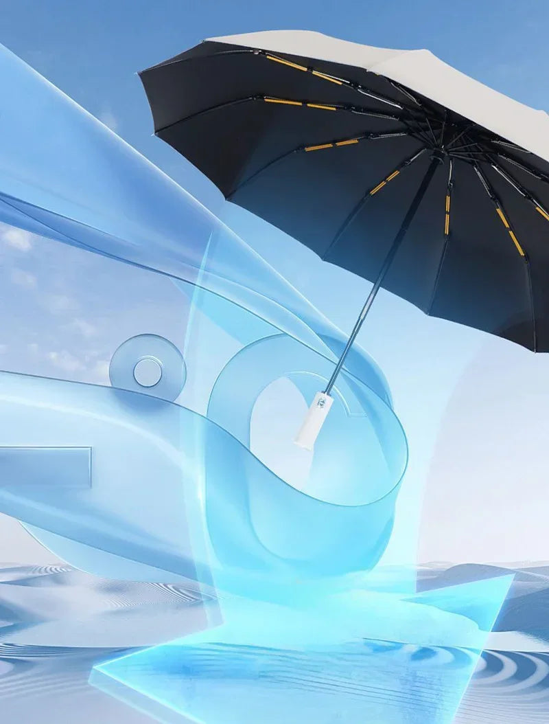 Xiaomi 24 Bone Folding Umbrella Fully Automatic Double Bone SPF 50 UV Protection Rain Resistance Strong Wind Resitance Umbrella