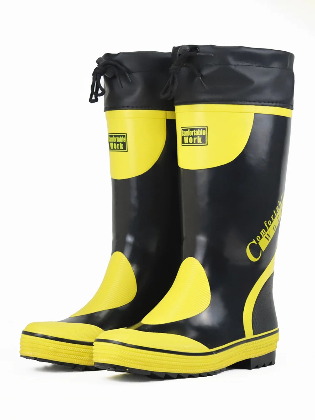 Men's Spring Summer New Mid-High Tube Breathable Rubber Warm Waterproof Faionable Comfortable Anti-Slip Rain Boots