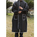 Long raincoat full body rainstorm proof electric bicycle single female male fashion student battery bike adult poncho