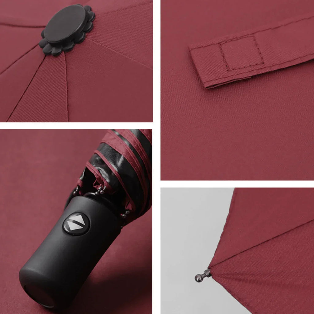 Fashion Large Travel Umbrella Heavy Duty Windproof Waterproof Umbrella Fully Automatic Open And Close Sunshade And Rain Umbrella