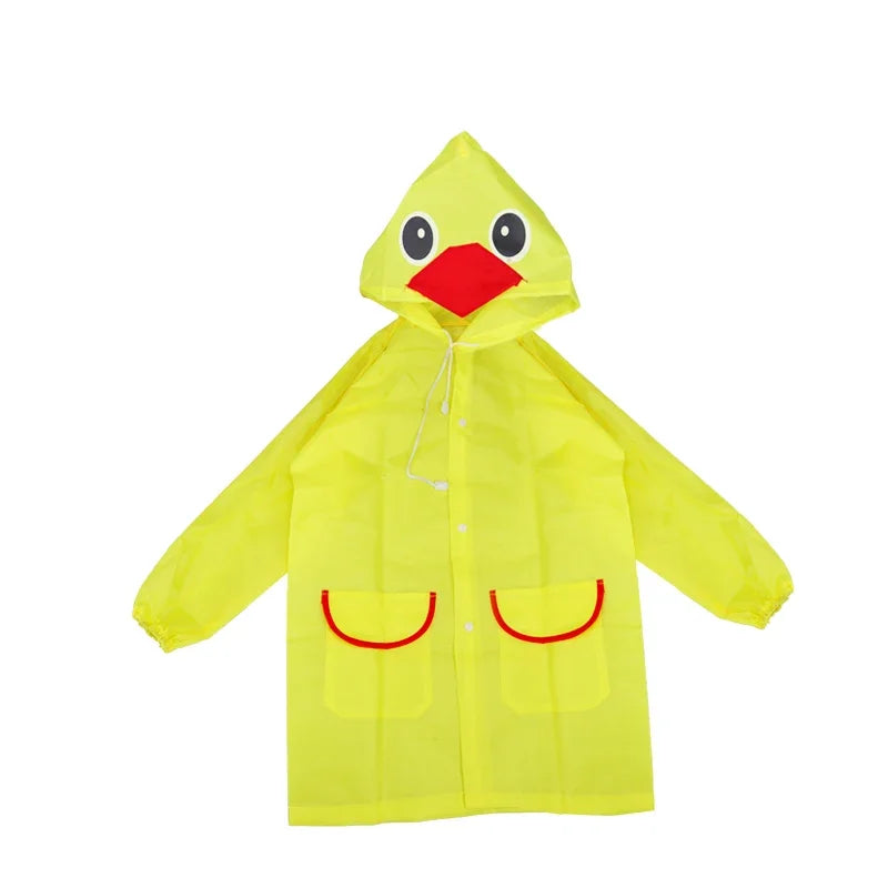 Kids Raincoat Cartoon Animal Style Outdoor Waterproof Kids Raincoat Boys Girls Rainwear Baby Raincoat Children Rain Coat
